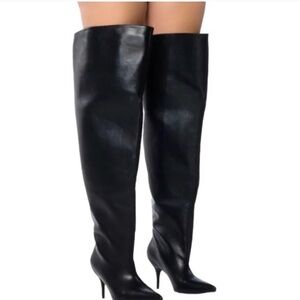 Azalea wang Black Over-the-Knee Boots